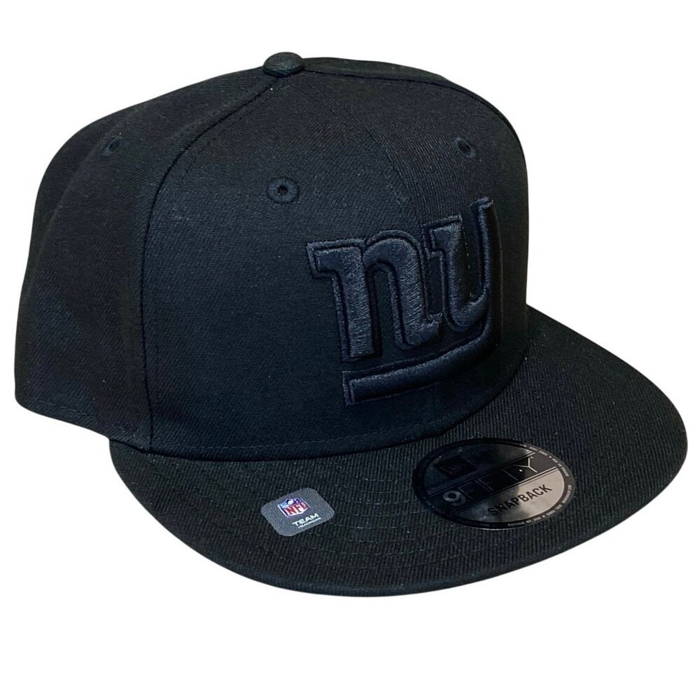 NEW New Era 9Fifty New York Giants NY Logo NFL Black Unisex Snapback Cap Hat OS